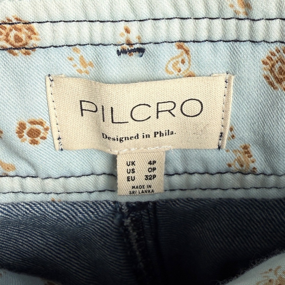 Pilcro (Anthropologie) denim skirt in size 0 Petite - Picture 8 of 14